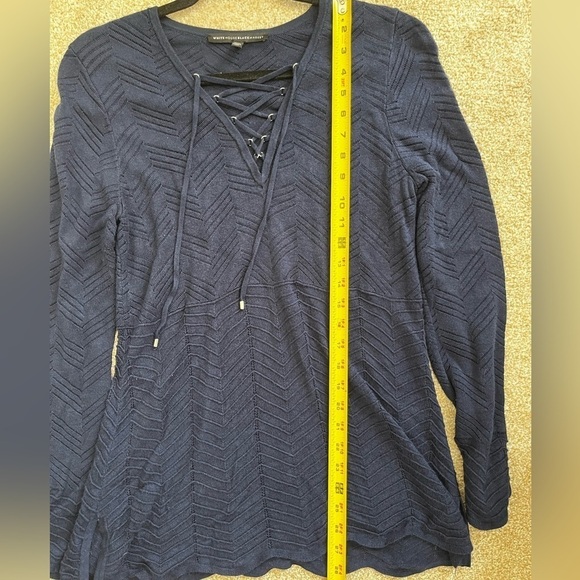 WHBM White House Black Market bell sleeves blouse medium - Picture 8 of 8